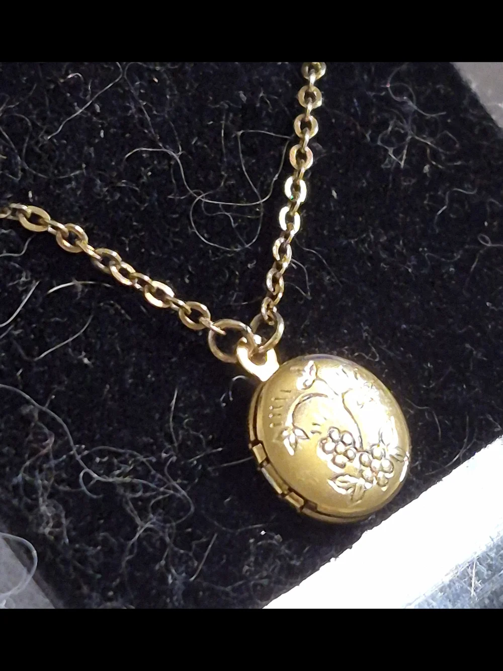 BN Gold Floral Locket Necklace for GIRL